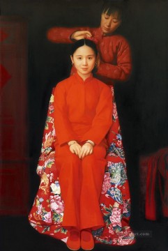Girl to be Married WYD Chinese Girls Oil Paintings